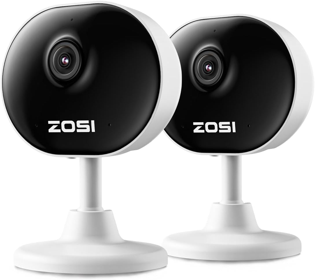 ZOSI Indoor Camera House Security Camera, 1080P WiFi Camera, No Monthly Fee
