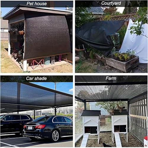 Bâche noire d'extérieur pour pergola et repas sur la terrasse - 7