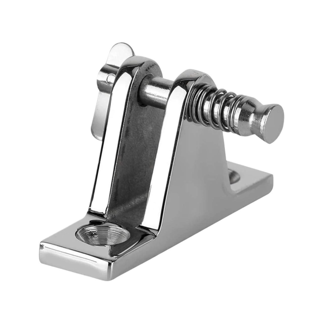 60mm Boat Mount Deck Hinge Fitting with Quick Release Pin Mirror Polish Marine Accessories 1Pcs