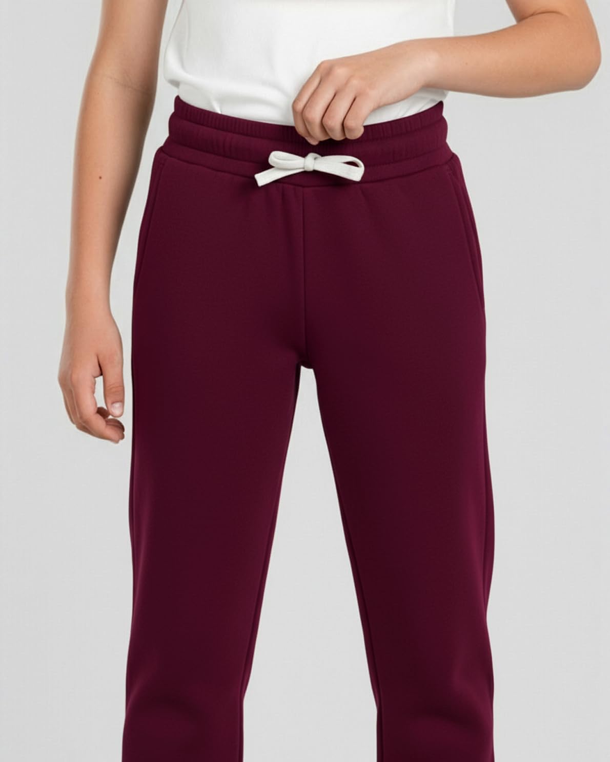 Real Essentials 3 Pack: Boys' Cotton Fleece Jogger Sweatpants - Active Athletic Youth Pants for Teens with Pockets - Image 5