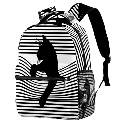 Sac à dos chat pour l'école et les sorties décontractées des ados