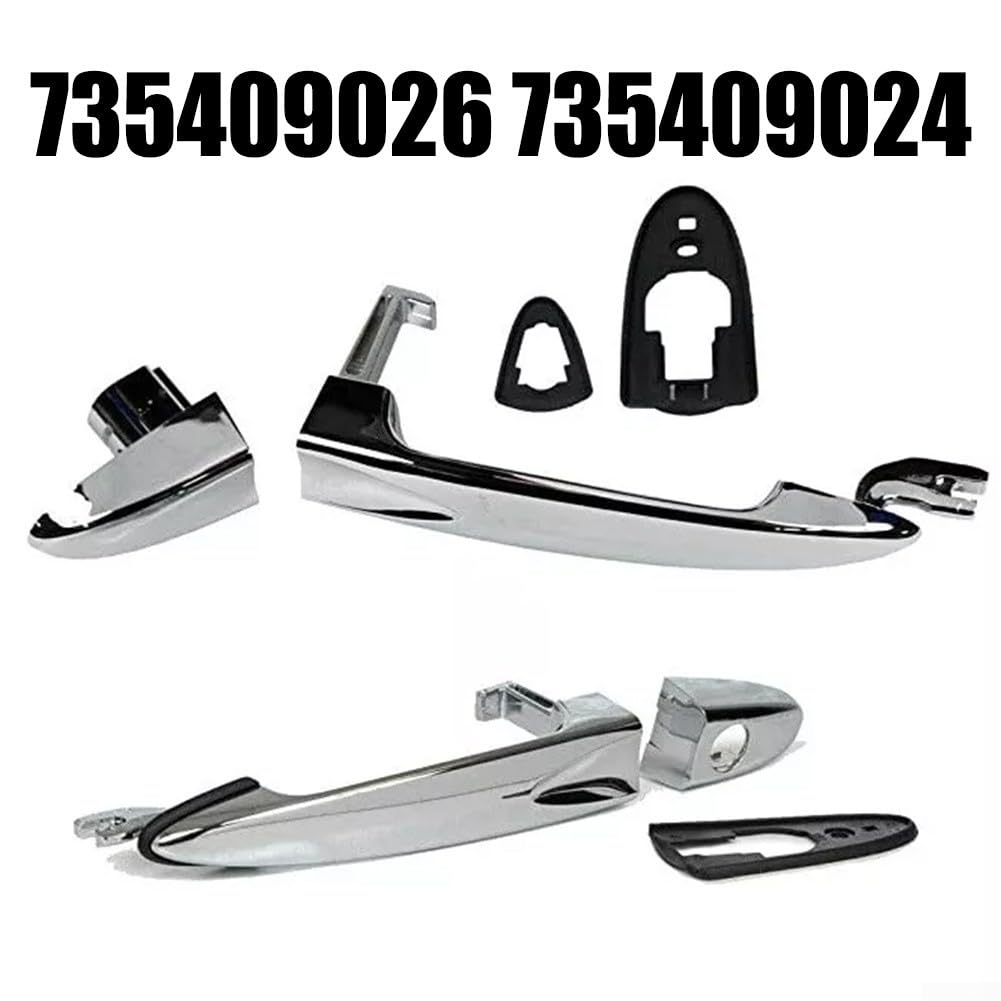 COPPIA MANIGLIA PORTA ANTERIORE LANCIA YPSILON MODELLI 2003 2011 RICAMBIO OEM 735409026
