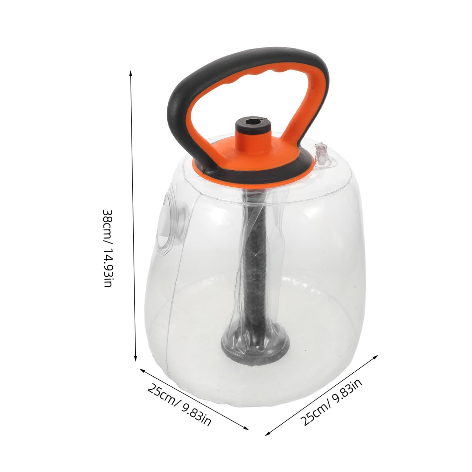 Kettlebell Regolabile Riempibile D’acqua Set di Kettlebell di Plastica per Allenamento Forza Gambe e Glutei Attrezzatura Fitness Portatile per Palestra Domestica