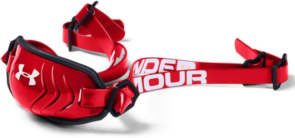 Under Armour Boy's Spotlight Chinstrap Youth Red (600)/White One Size Fits All