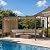 BPS Outdoor Pergola 12'x14' Aluminum Patio Pergola with Adjustable Sun Shade Cover and Retractable Canopy for Backyard Deck Garden