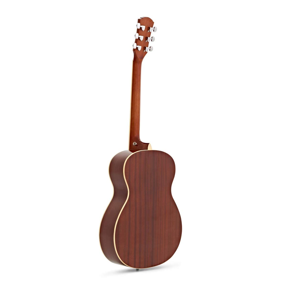 Chitarra Resofonica Manico Arrotondato, Corpo Sunburst, Gear4music | Ponticello a Ragno dal Design Classico a Cono Singolo, Manico Rotondo Comodo per il Blues, Tono Equilibrato Abete/Sapele