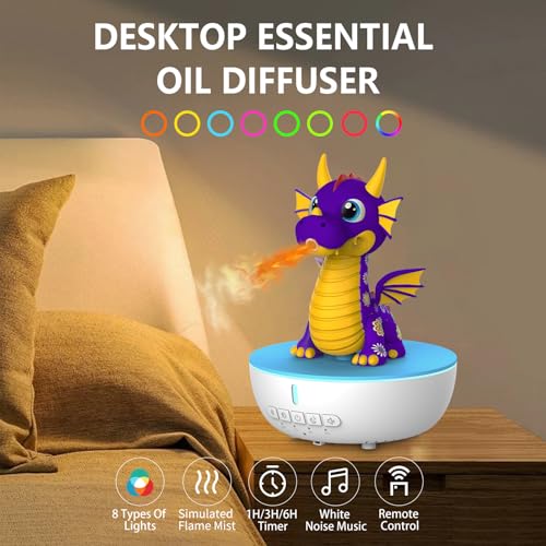 Diffusor de aromas con ruido blanco y humidificador de 200 ml para dormitorio infantil 3