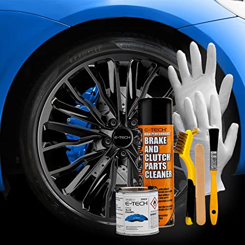 BITS4REASONS - NEW FORMULA E TECH BRAKE CALIPER PROFESSIONAL GRADE PAINT KIT- PERFORMANCE HIGH TEMPERATURE RATED TO 220 C BLUE