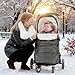 Baby Stroller Footmuff Winter - Universal, Expandable, Warm Infant/Toddler Cover, Cold-Weather Buggy Warmer, Stroller Bunting/Sleeping Bag, Waterproof Winter Cover, Stroller Accessories