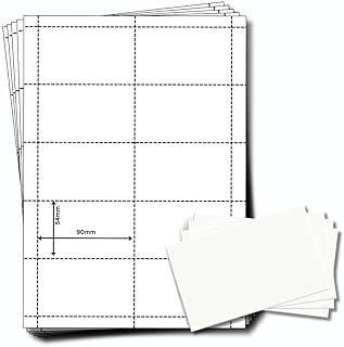 OfficeGear Perforated Printable Name Badges ID Insert Cards 