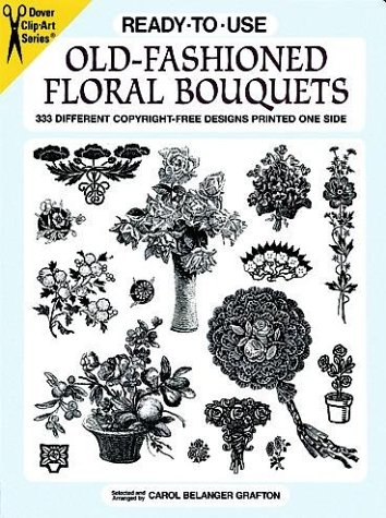 Bouquets de fleurs vintage imprimés recto pour offrir des cadeaux de mariage faits main