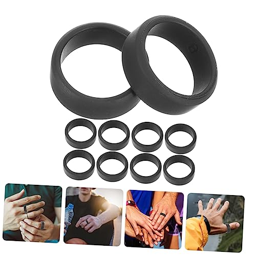 10 bandas de silicona flexibles para hombre miniatura 2
