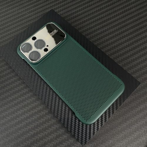 Coque iPhone 14 Pro Max thermique en PC rigide ultra fin vert premium