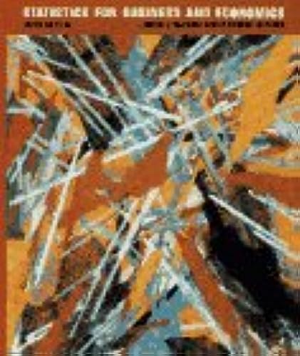 Statistics: For Business and Economics/Keys to ... 0023792019 Book Cover