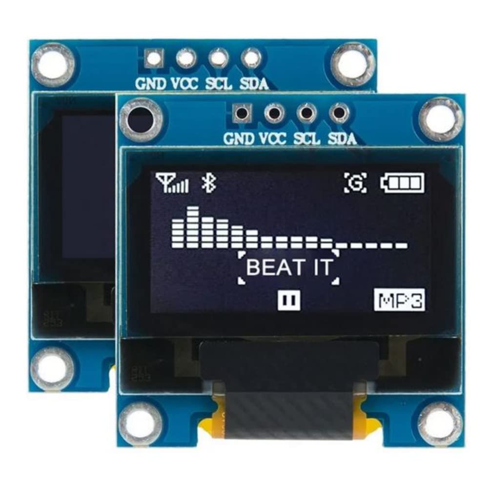 Maison Up | 0.96" I2C/IIC 4-Pin OLED Display Module - White Pixel Color, 128x64 Dot Matrix, Microcontroller Compatible (B0BXHP4JK3) Amazon Price History, Amazon Price Tracker