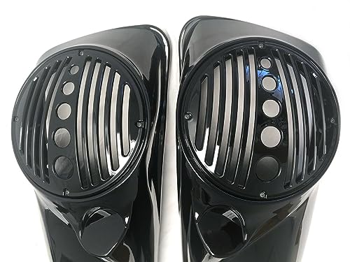 Tapas de parlantes 8" con puerto tweeter para Harley Touring miniatura 6