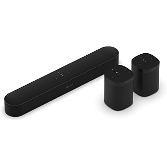 Sonos Beam Heimkinoset 5.1 schwarz (Beam + Sub + 2× One)