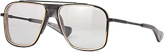Dita INITIATOR DTS116-58-03 Sunglasses Black Iron - Rose Gold lens rims - Matte Crystal Grey w/ Medium Grey - AR Lens 58mm