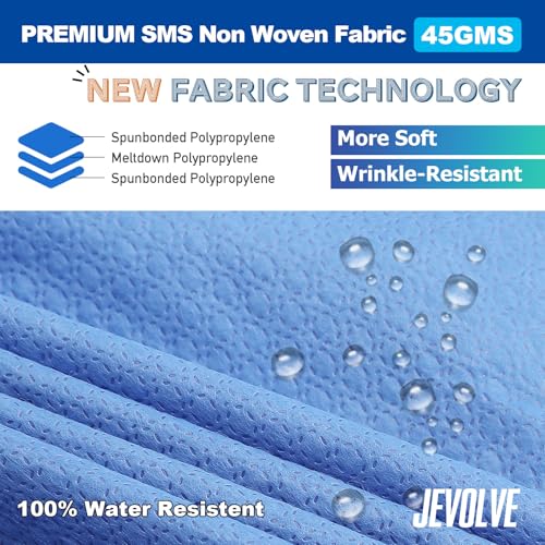 Image of Dental Disposable Lab Coats | Durable SMS 45g Soft Knit Cuffs & Collar With 3 Pockets