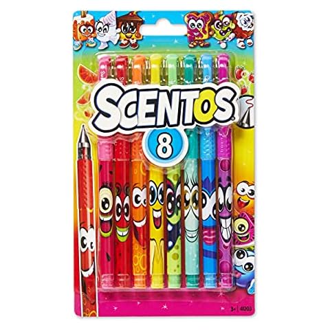 Scentos Scented Gel Pens for Kids - 8 Count (Rainbow) Cover