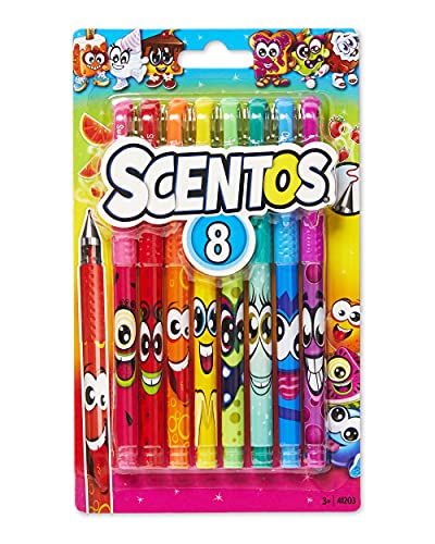 Set de 8 bolígrafos de gel perfumados Scentos