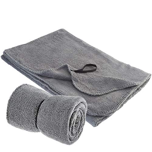 Smooth Trip Compact Travel Blanket in Ultrasoft Coral Fleece