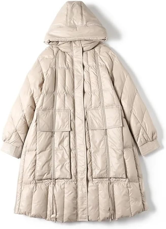 Women's Down Jacket Winter Hooded Warm Parka Extra Size