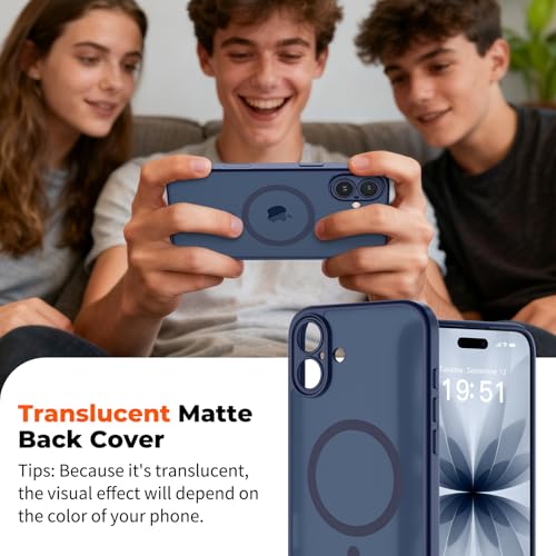 Image of zapica Magnetic for iPhone 17 Case, Deep Blue
