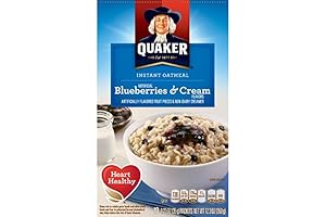 Indulge in Quaker's Blueberry Oatmeal, a Delightful Symphony of Flavors and Health!