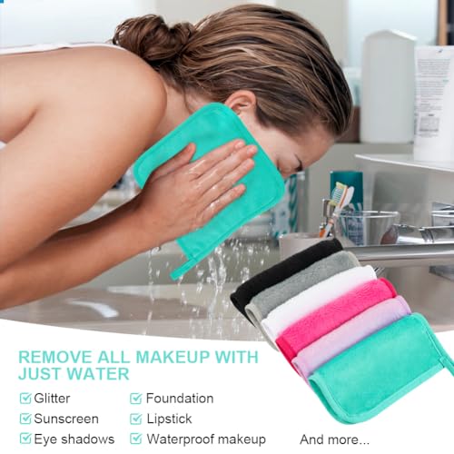 URAQT 6 Pack Face Cloths Make Up Remover - Image 4