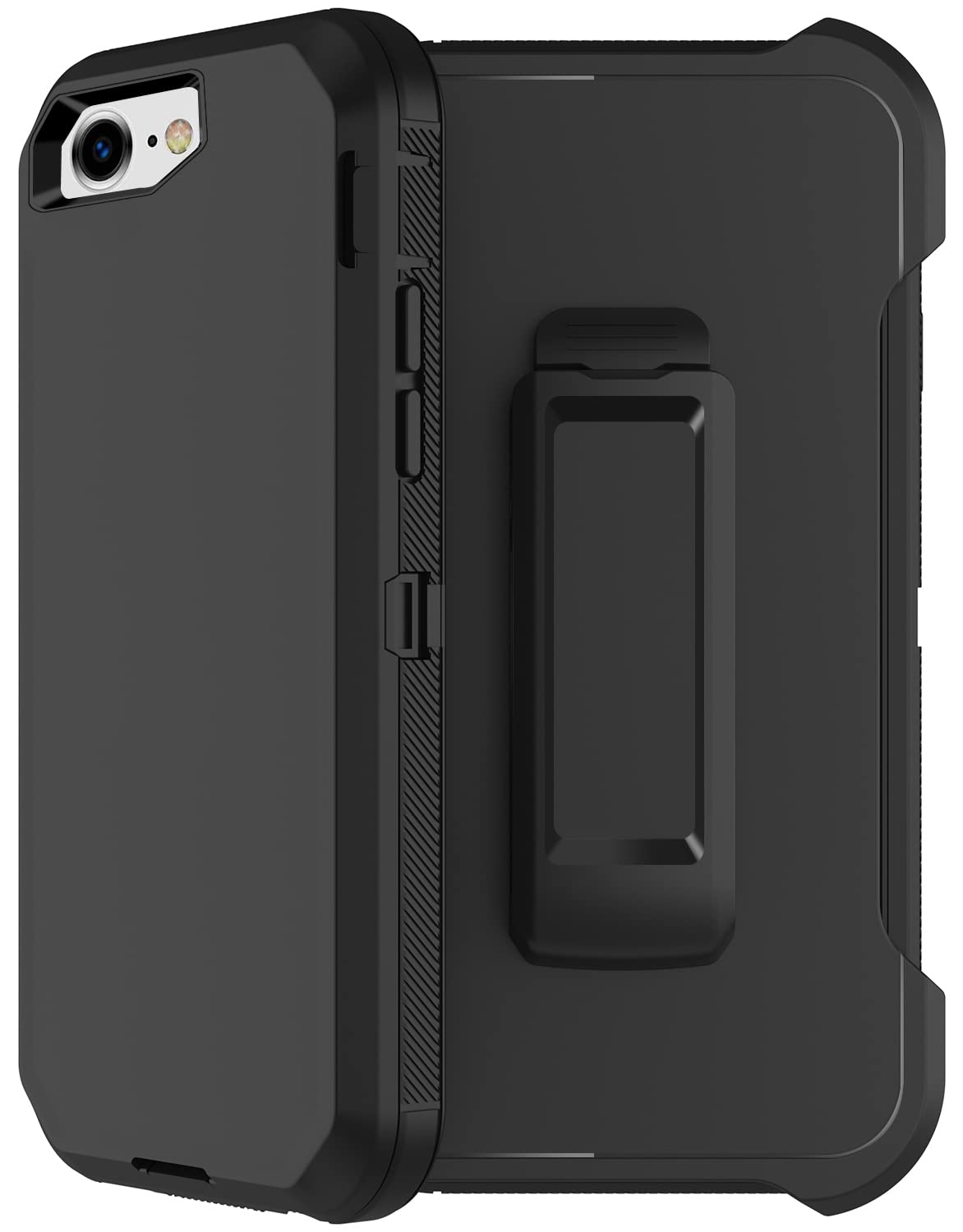 Coque antichoc iPhone SE 2ème génération évite casse écran avec clip - 8