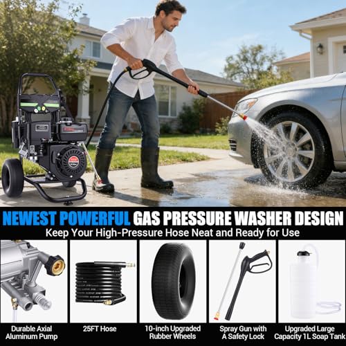 3200 PSI Pressure Washer Gas Powered
