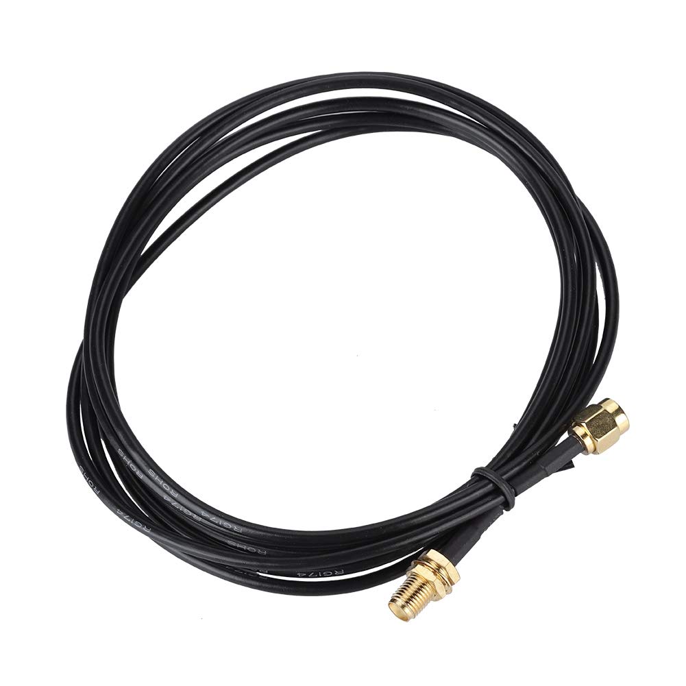 BROLEO Câble SMA vers SMA, cuivre pur résistant à 1000 insertions, câble coaxial SMA noir pour système réseau