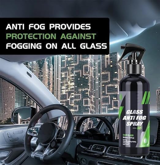 Image of Glass Anti Fog Spray, 120ml, All Purpose Defogger for Windshields and Mirrors