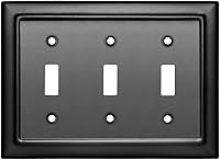 Vista 16 de Monarch Abode Placa de Pared de Palanca de 1-Gang, Placa de Pared de Interruptor Individual de Metal Arquitectónico, Placa de Cubierta Decorativa