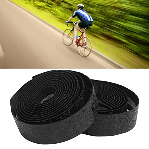 VGEBY Bike Handlebar Tape, Lightweight Waterproof Handlebar Tape, Bicycle Silicone Bar Strap(Snow Pa