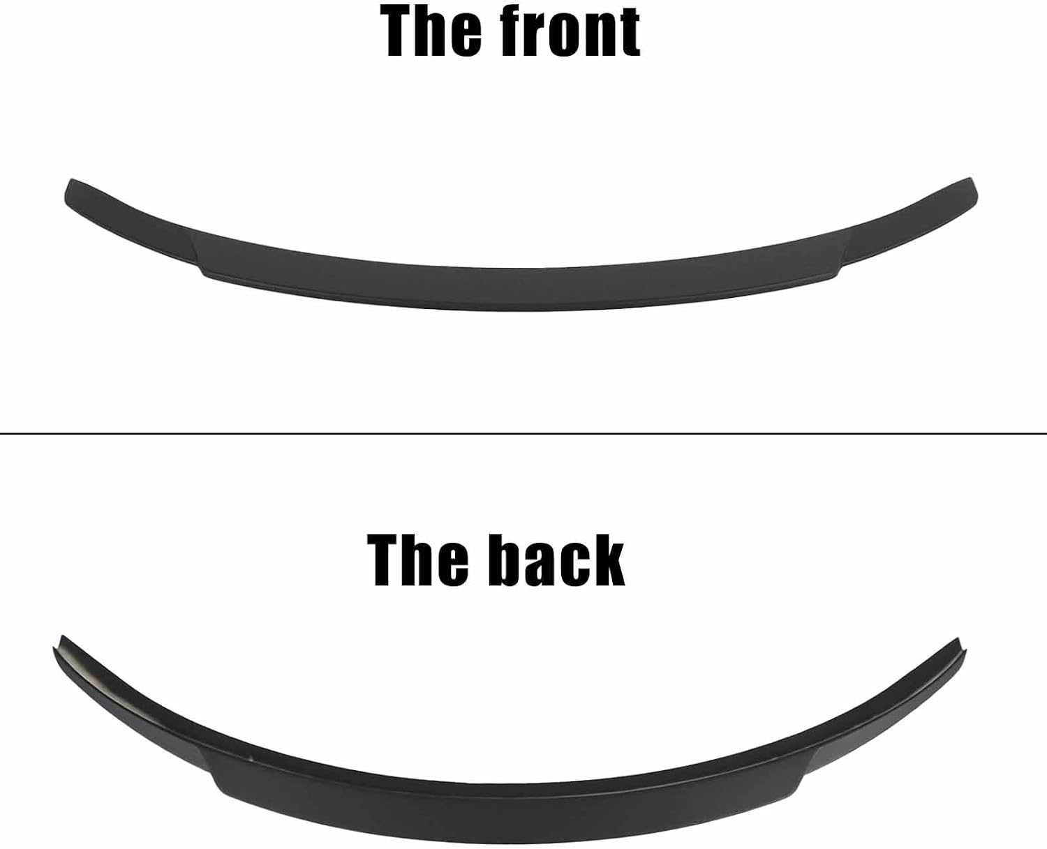 YL Style Rear Spoiler for Tesla Model Y Juniper 2025-2026 Rear Trunk Lip Spoiler Wing ABS Plastic (Matte Black)