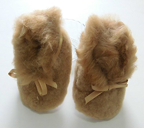 Babi Steps Genuine Leather Soft Sole Baby Moccasin Infant, Toddler (12-18 mo, Tan Suede Bow)