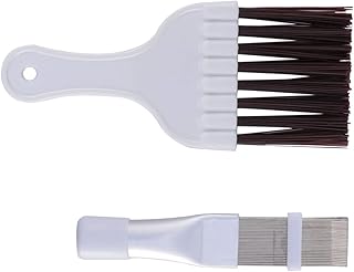 COHEALI 1 Conjunto De Escova De Caneca De Zona Morta Escova Livre Escova Longa Ferramenta Escova De Limpeza Escova De Barbatana Pente Ar Condicionado Escova De Limpeza Pente De Limpeza
