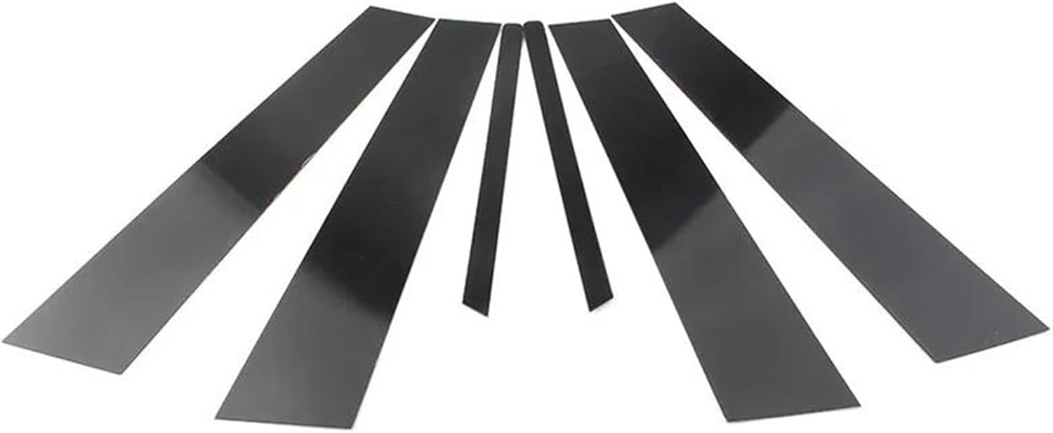 に適合する 起亜 に適合する オプティマ K5 2011-2015 グロスブラック ピラーポスト ドアサイドウィンドウトリムカバー