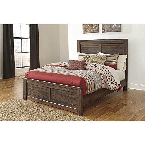 Ashley Furniture Signature Design - Quinden Queen Panel Footboard - Component Piece - Dark Brown