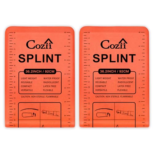 Cozii 36" Aluminum First Aid Splints (2 Pack)