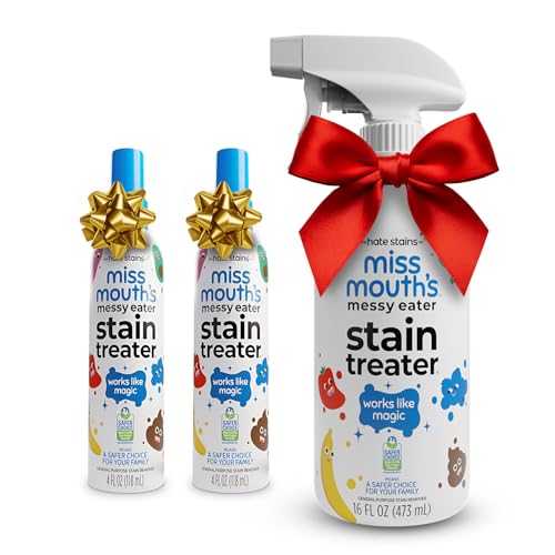 Image of Miss Mouth's Messy Eater Stain Treater - 2 Pack Stain Remover Spray and 16oz Bottle