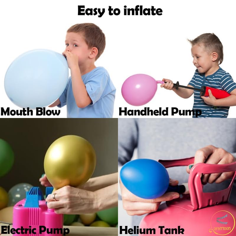 Image of AFTERLOON Biodegradable Balloons 6 pcs 36 Inch Orb Perfect Round Giant Extra Large Yellow, Durable Thickened Strong Jumbo XL Big Helium Float, Shower Birthday Party Decorations