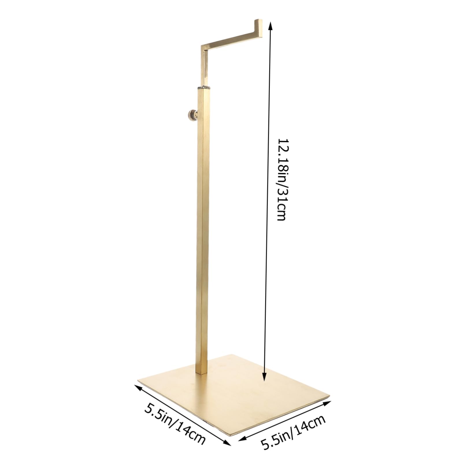 ABOOFAN Stainless Steel T-Shirt Display Stand for Vendors Purse Hangers Hanging Holder for Purse Closet for Hanging Clothes Closet Bag Random Style