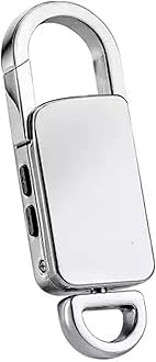 DDLC Mini Digital Voice Recorder 8GB in Built Memory, Keychain Professional Audio MP3 Player Microphone Sound Recording (Keychain 8gb Voice Recorder)