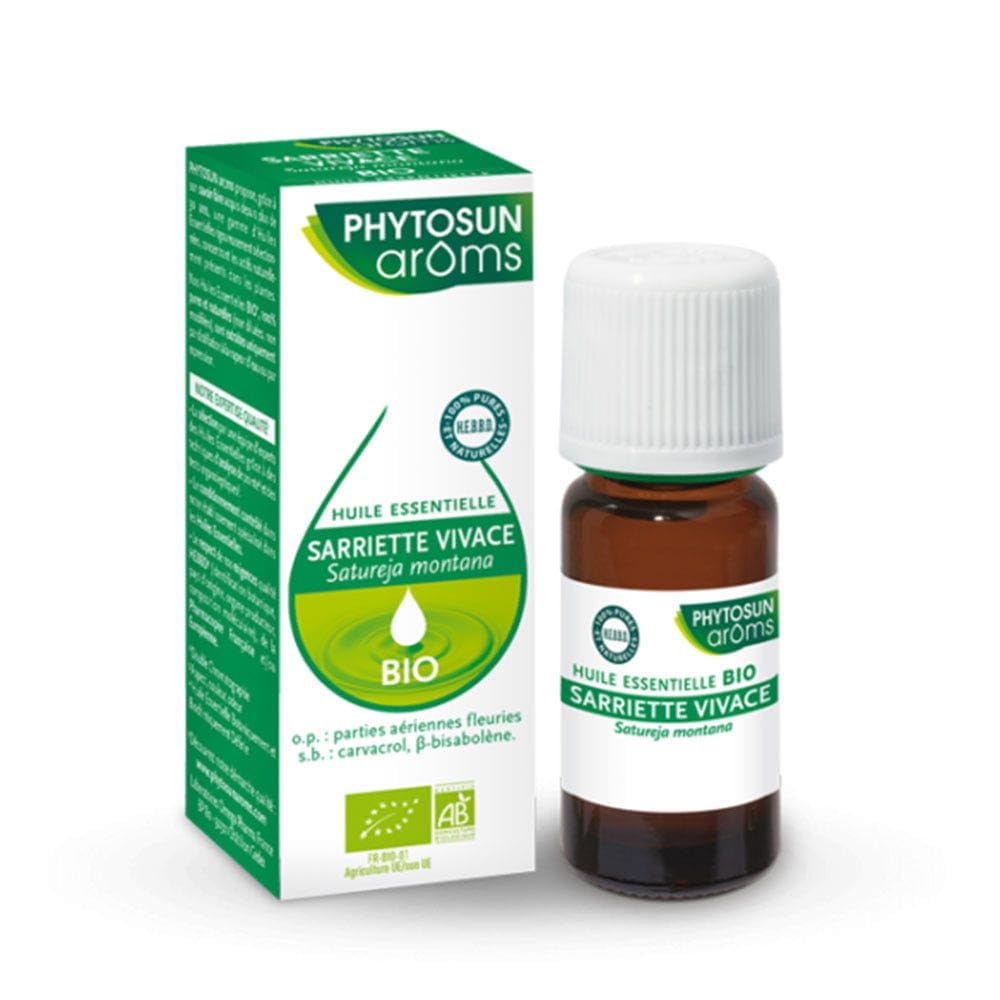 Phytosun Arôms - Huile Essentielle Sarriette Vivace BIO - 100% Pure et Naturelle - 5 ml