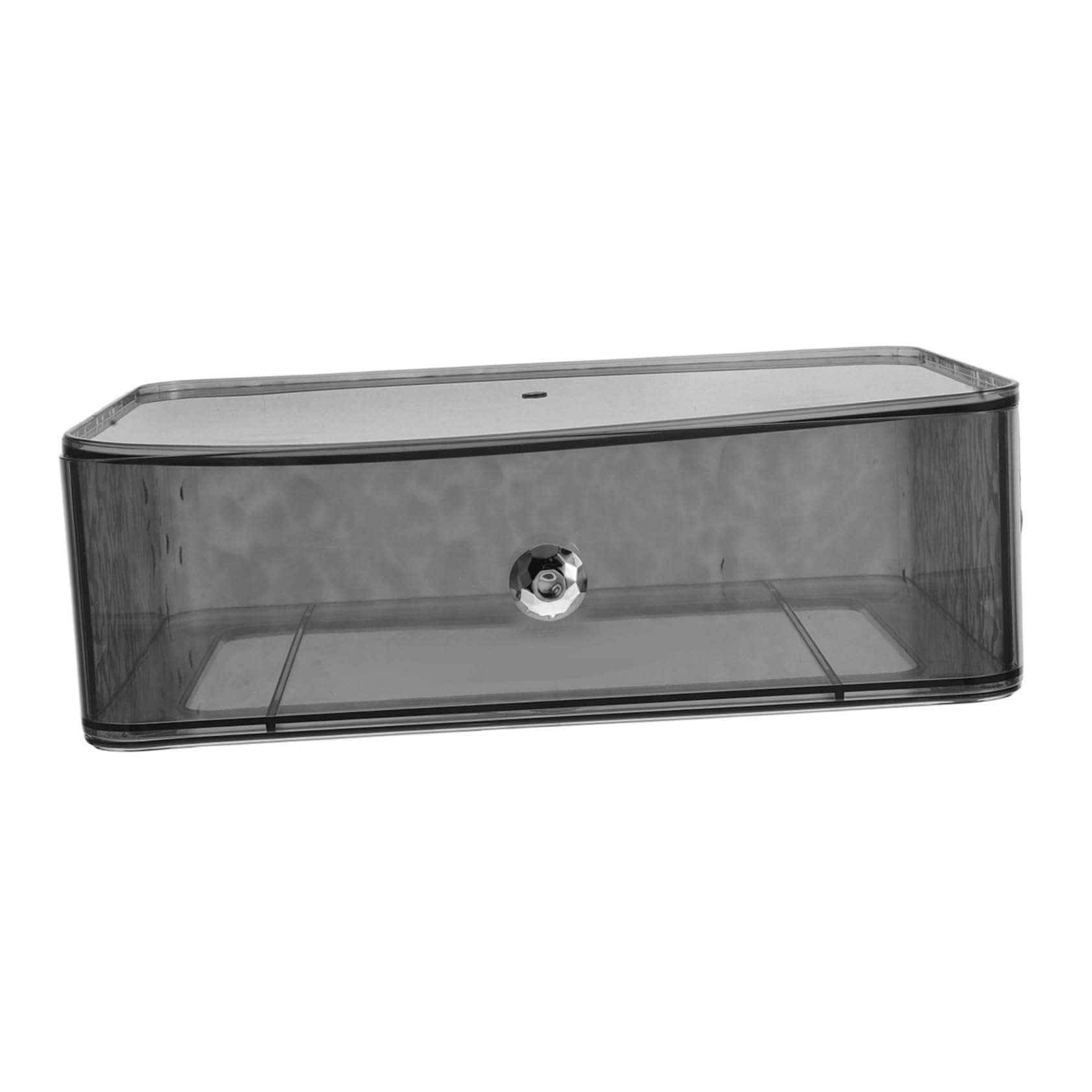 CALLARON Organisateur de Rangement pour Maquillage et Bijoux Plastique Transparent Boîte de Rangement Pratique pour Cosmétiques et Accessoires Design Élégant et Durable