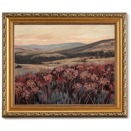 Vodefoad Vintage Gold Framed Wall Art for Home Decor Dark