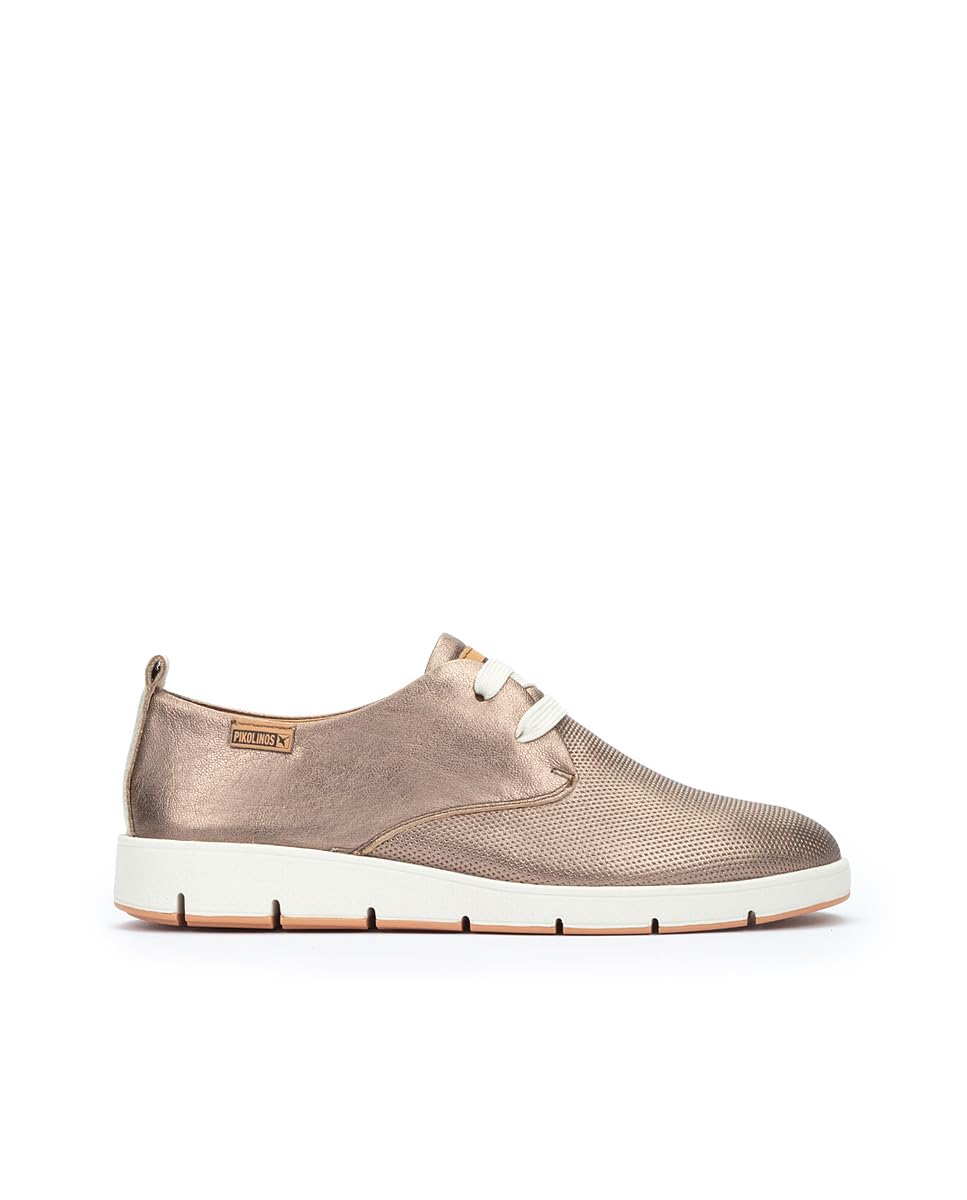 Pikolinos Madrid Zapatos Cordones Mujer | en Cuero | Suela Extraligera